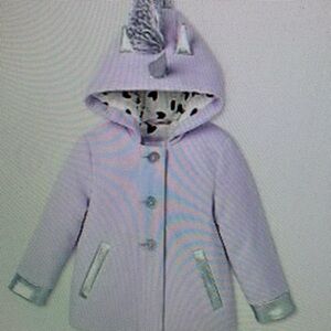 Kids Lilac Unicorn Hooded Jacket